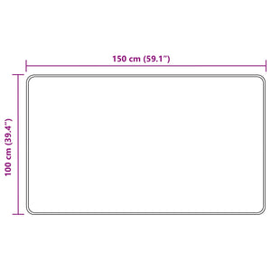 Χαλί Runner MARSA Μπεζ 100 x 150 cm Πολυέστερ και PVC - Pakobazaar
