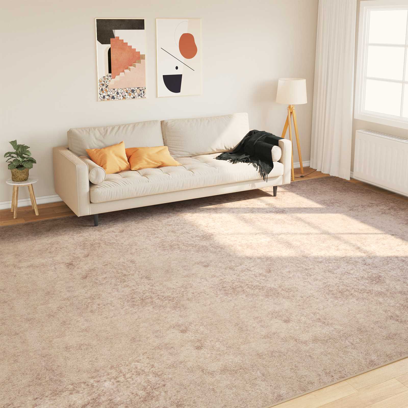 Χαλί Runner MARSA Μπεζ 300 x 400 cm Πολυέστερ και PVC - Pakobazaar