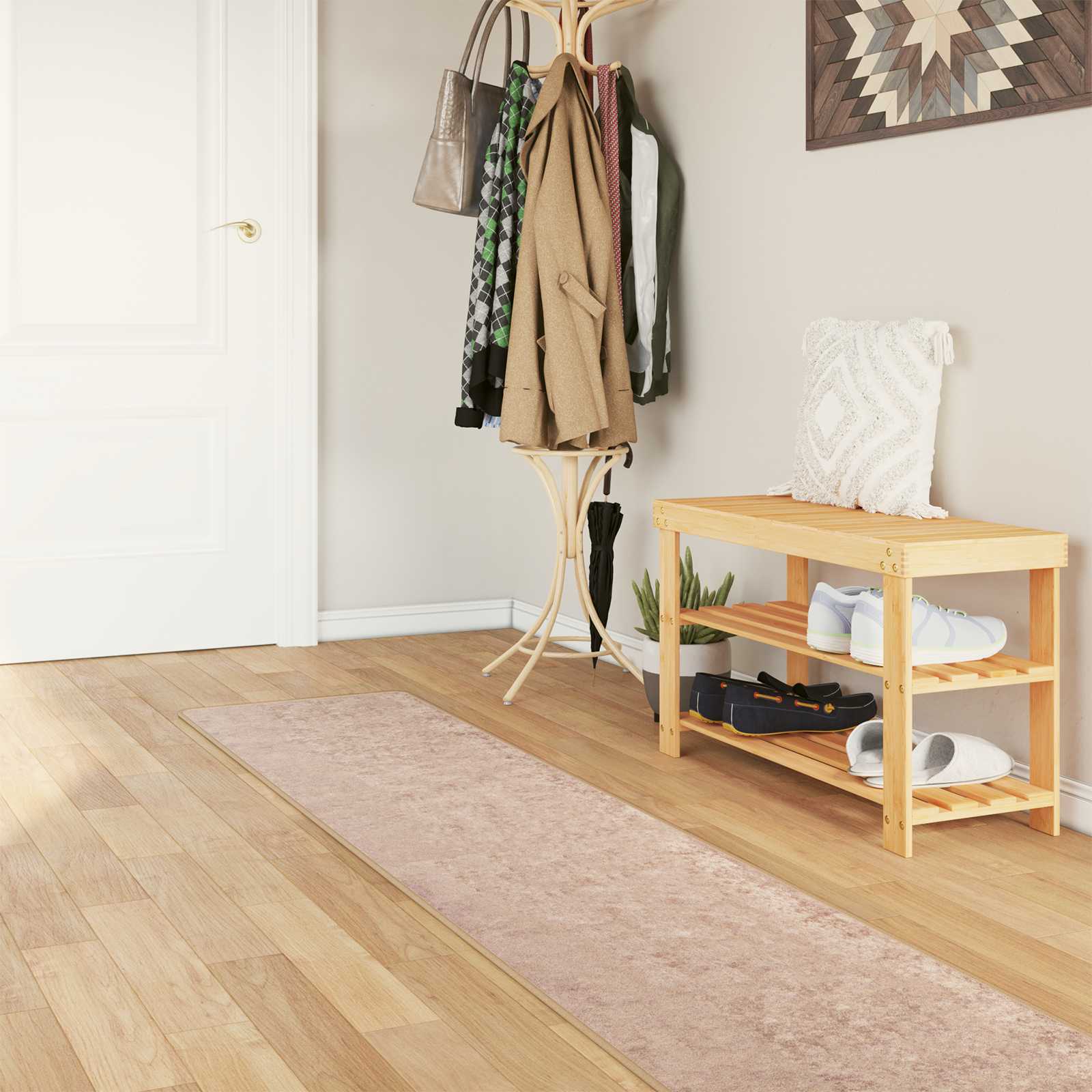 Χαλί Runner MARSA Άμμος 50 x 450 εκ. Πολυέστερ και PVC - Pakobazaar