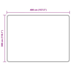 Χαλί Runner MARSA Άμμος 300 x 400 cm Πολυέστερ και PVC - Pakobazaar