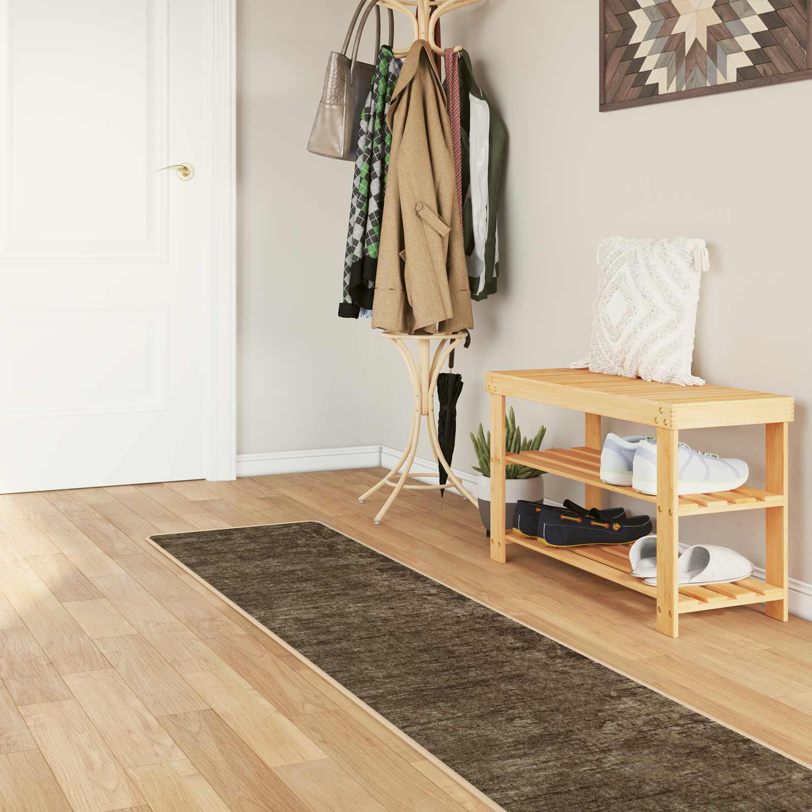 Χαλί Runner MARSA Δασώδες Πράσινο 350 x 50 εκ. - Pakobazaar
