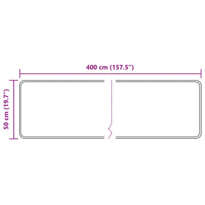 Χαλί Runner MARSA Δασώδες Πράσινο 400 x 50 εκ. - Pakobazaar