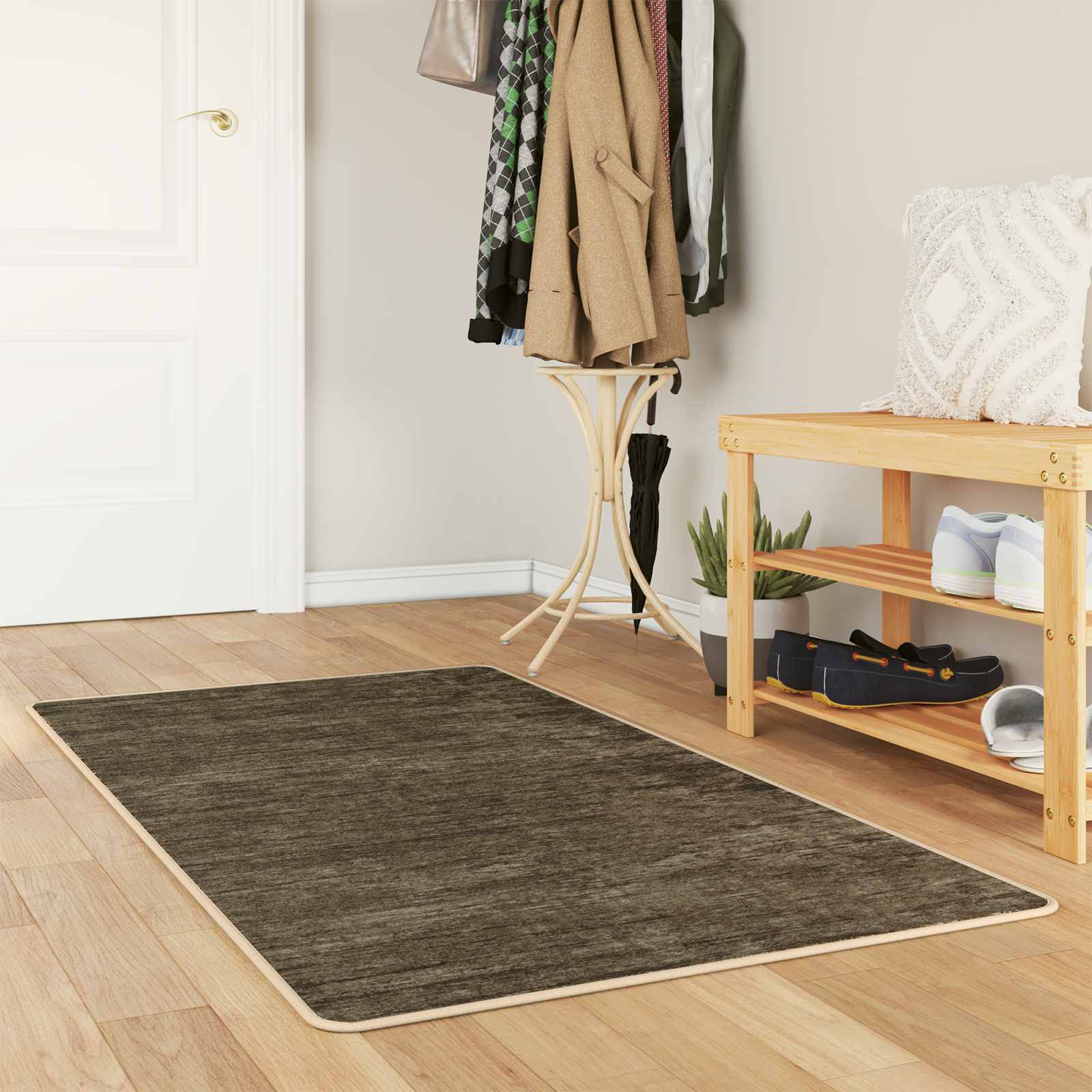 Χαλί Runner MARSA Δασώδες Πράσινο 150 x 80 cm Πολυέστερ και PVC - Pakobazaar