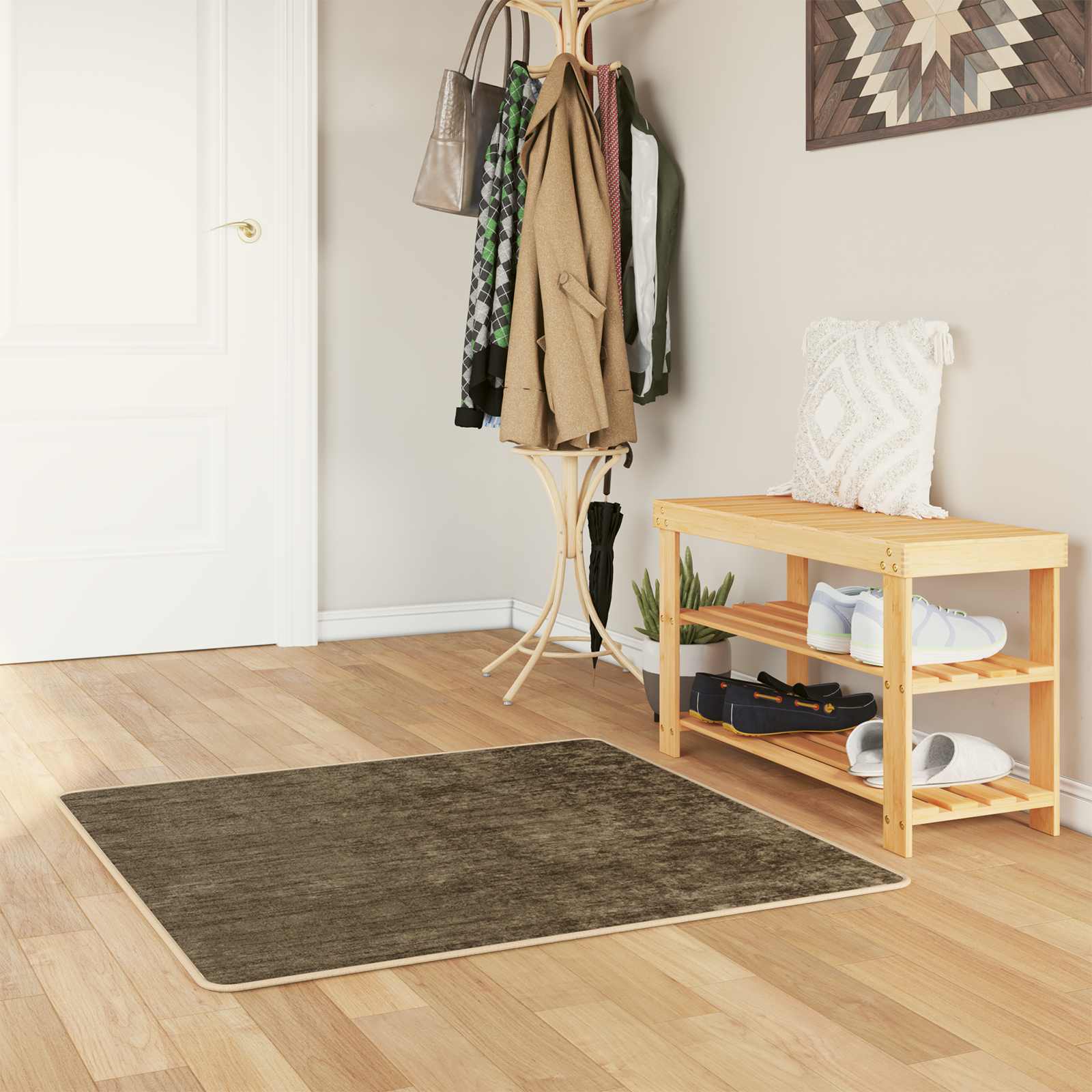 Χαλί Runner MARSA Δασώδες Πράσινο 100 x 100 cm - Pakobazaar