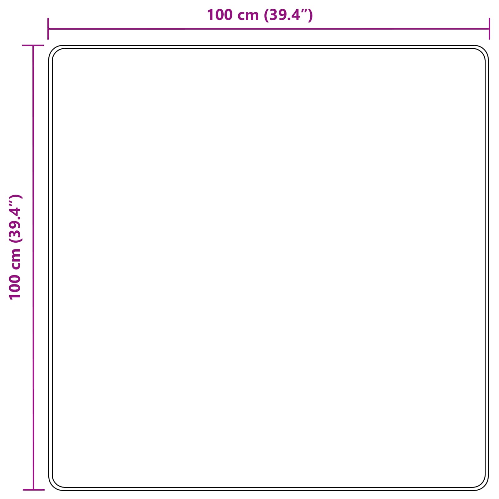 Χαλί Runner MARSA Δασώδες Πράσινο 100 x 100 cm - Pakobazaar