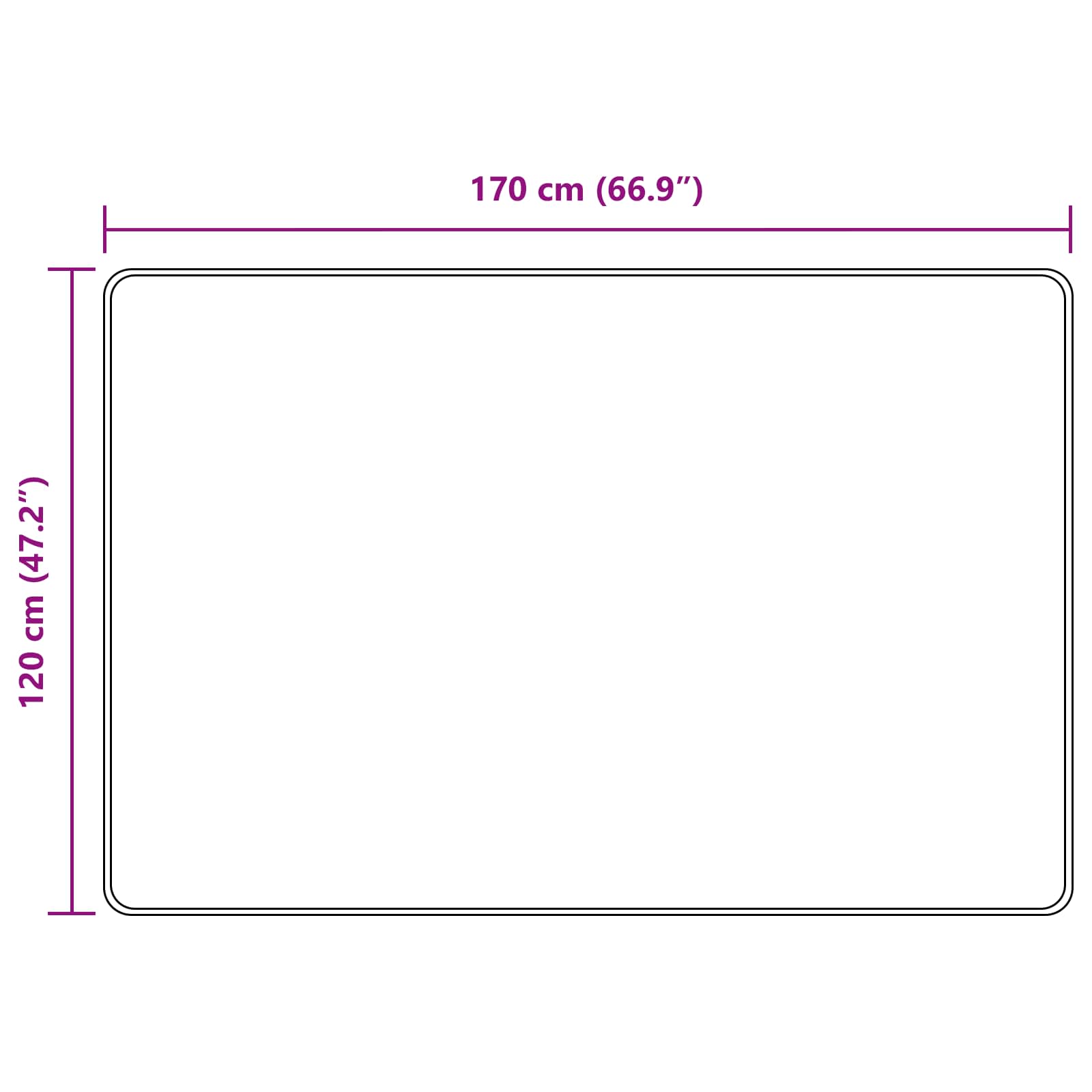 Χαλί Runner MARSA Δασώδες Πράσινο 170 x 120 εκ. - Pakobazaar