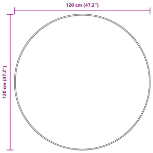 Χαλί Runner MARSA Δασώδες Πράσινο Ø 120 cm Πολυέστερ και PVC - Pakobazaar