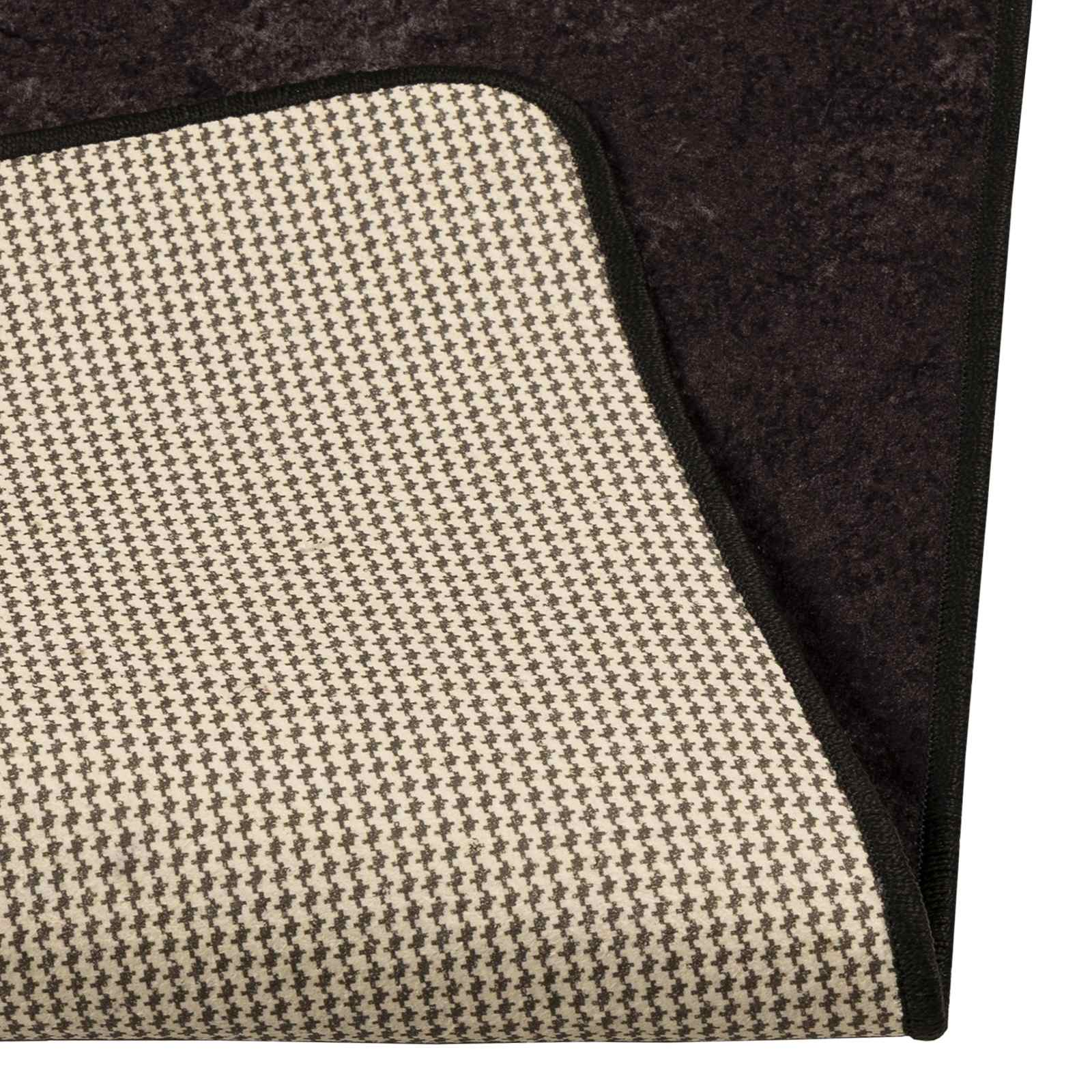Χαλί Runner MARSA Ανθρακί 250 x 80 εκ. Πολυέστερ και PVC - Pakobazaar