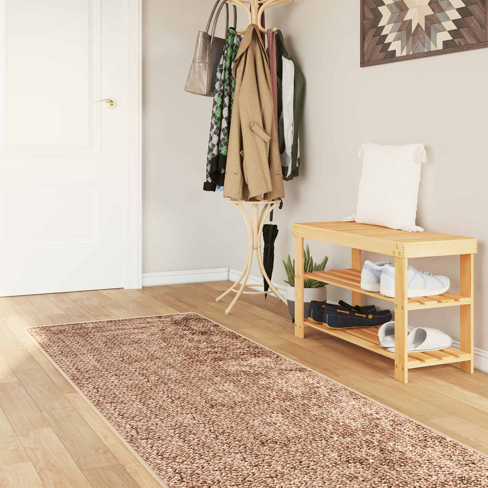 Χαλί Runner MARSA Κίτρινο 80 x 250 cm Πολυέστερ και PVC - Pakobazaar