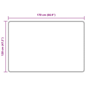 Χαλί Runner MARSA Κίτρινο 120 x 170 cm Πολυέστερ και PVC - Pakobazaar