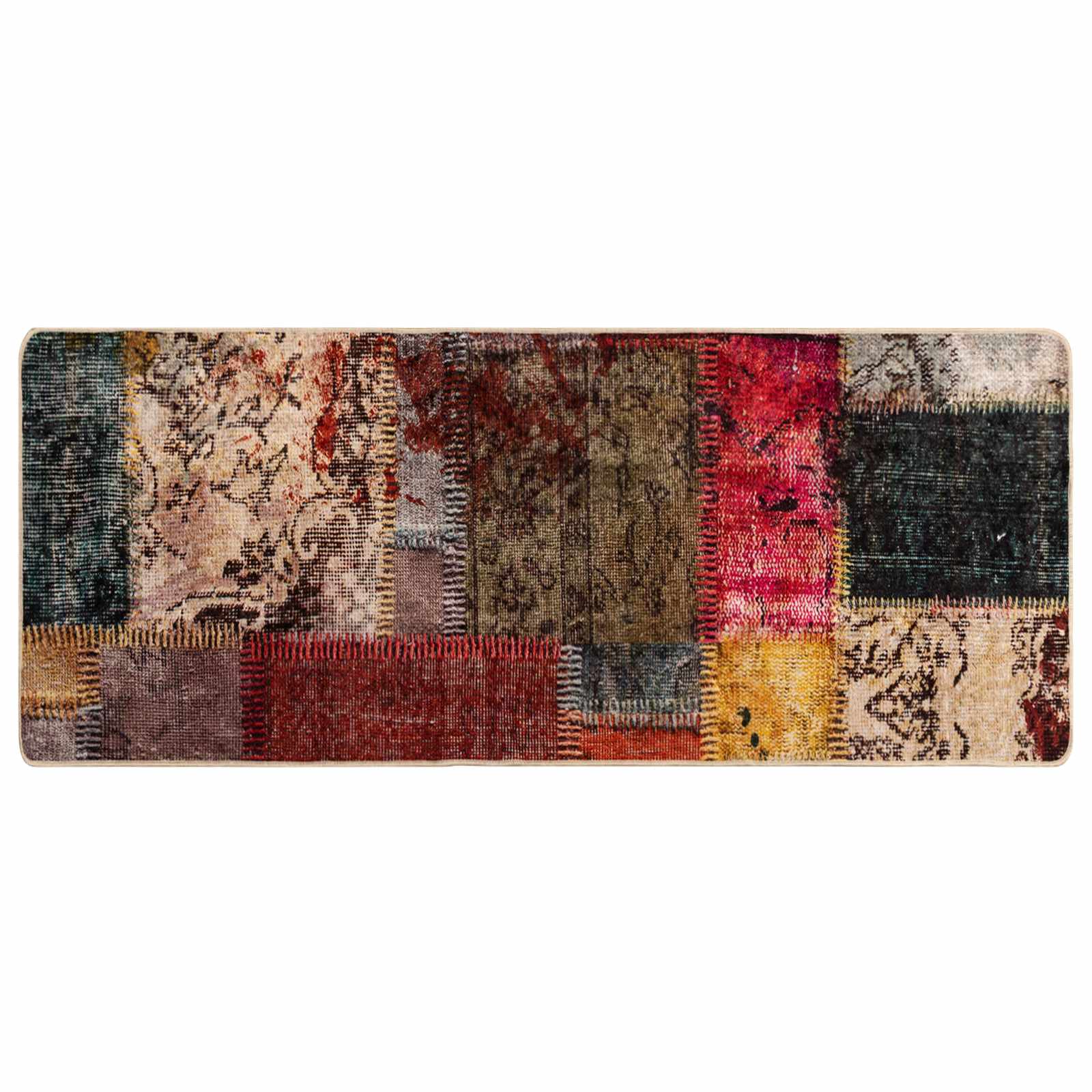 Χαλί Runner MARSA Πολύχρωμο 100 x 50 cm Πολυέστερ και PVC - Pakobazaar