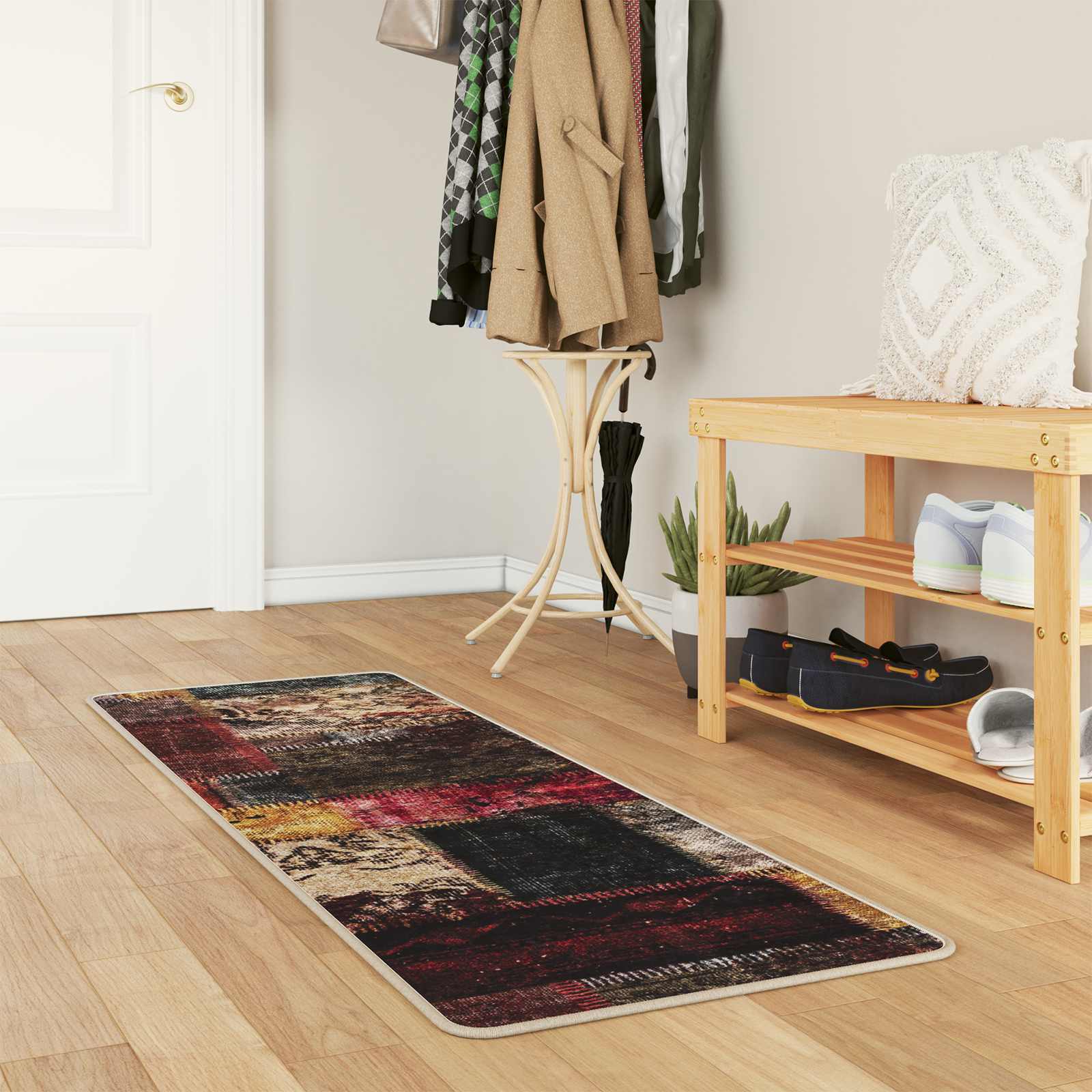 Χαλί Runner MARSA Πολύχρωμο 150 x 50 cm Πολυέστερ και PVC - Pakobazaar