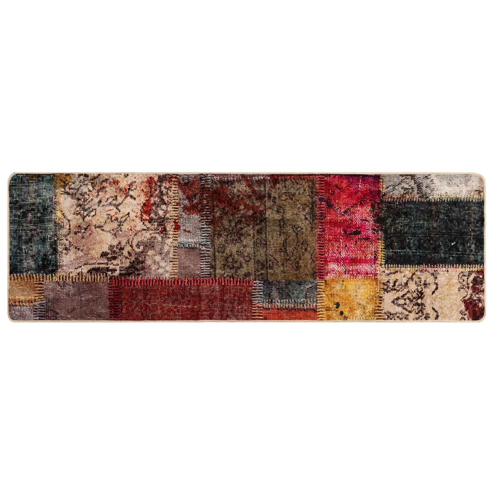 Χαλί Runner MARSA Πολύχρωμο 150 x 50 cm Πολυέστερ και PVC - Pakobazaar