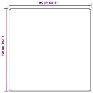 Χαλί Runner MARSA Πολύχρωμο 100 x 100 cm Πολυέστερ και PVC - Pakobazaar
