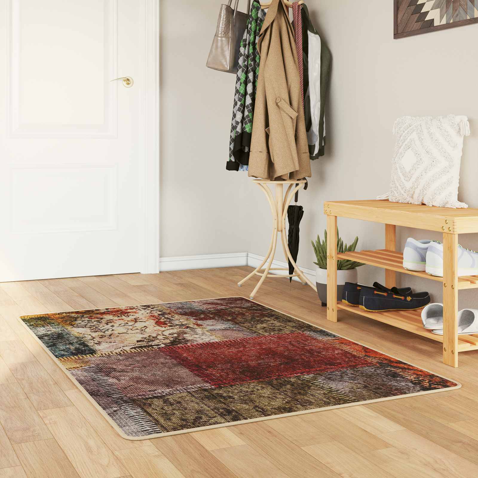 Χαλί Runner MARSA Πολύχρωμο 200 x 100 cm Πολυέστερ και PVC - Pakobazaar