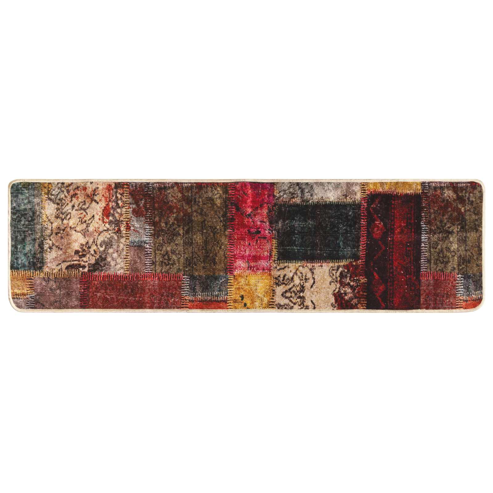 Χαλί Runner MARSA Πολύχρωμο 400 x 100 cm Πολυέστερ και PVC - Pakobazaar