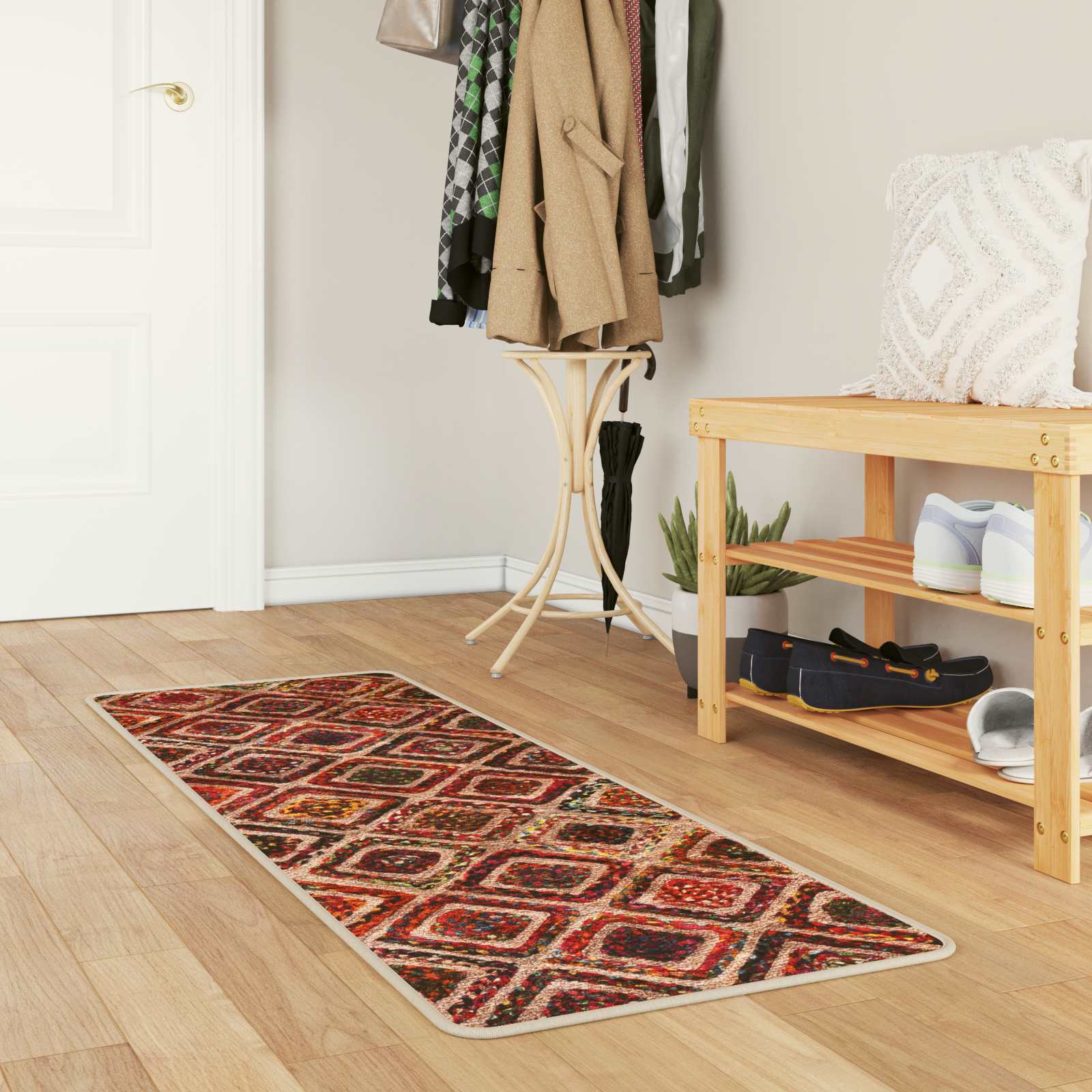 Χαλί Runner MARSA Πολύχρωμο 50 x 100 cm Πολυέστερ και PVC - Pakobazaar