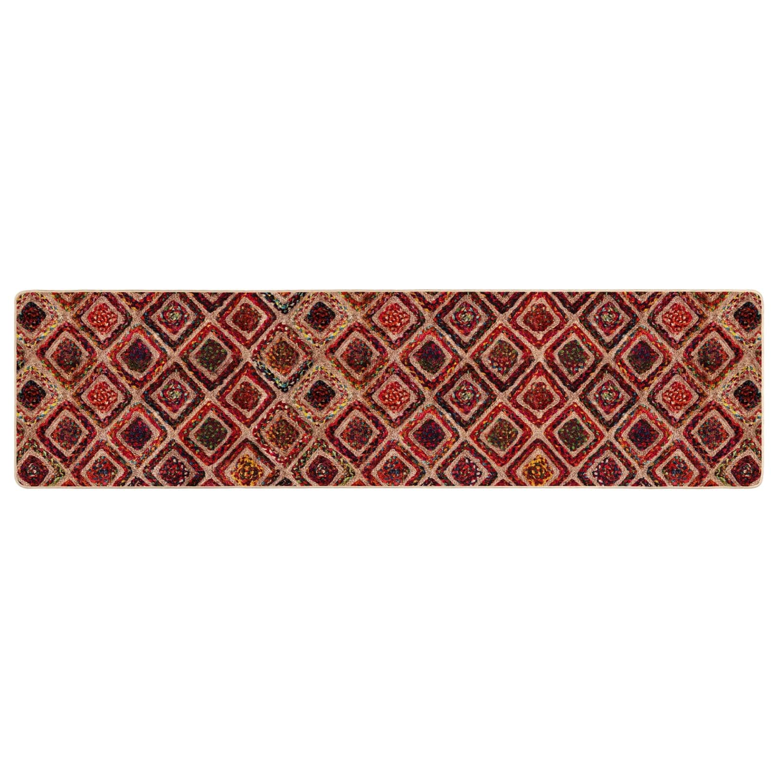 Χαλί Runner MARSA Πολύχρωμο 100 x 400 cm Πολυέστερ και PVC - Pakobazaar