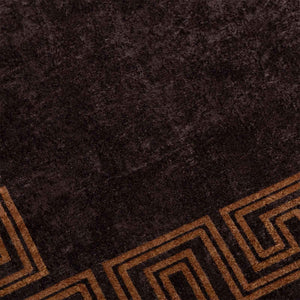 Χαλί Runner MARSA Μαύρο 50 x 150 cm Πολυέστερ και PVC - Pakobazaar