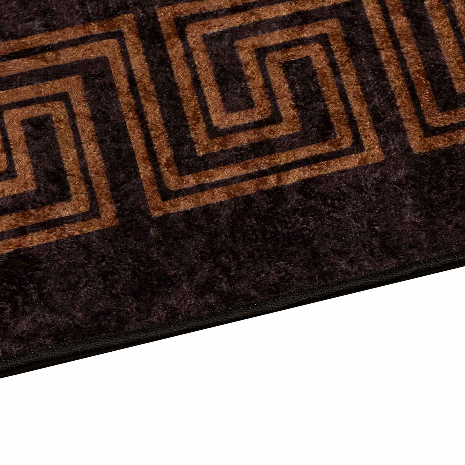 Χαλί Runner MARSA Μαύρο 50 x 300 εκ Πολυέστερ και PVC - Pakobazaar