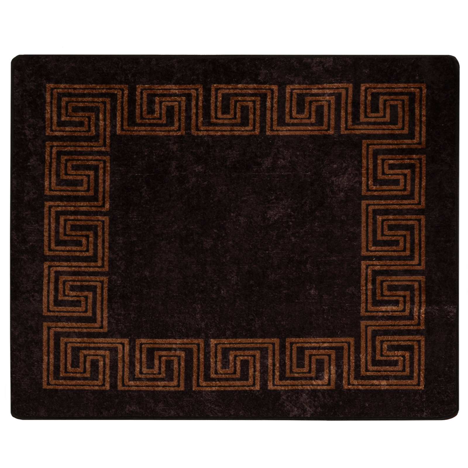 Χαλί Runner MARSA Μαύρο 80 x 100 cm Πολυέστερ και PVC - Pakobazaar
