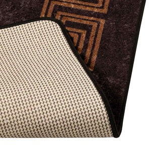 Χαλί Runner MARSA Μαύρο 100 x 100 cm Πολυέστερ και PVC - Pakobazaar
