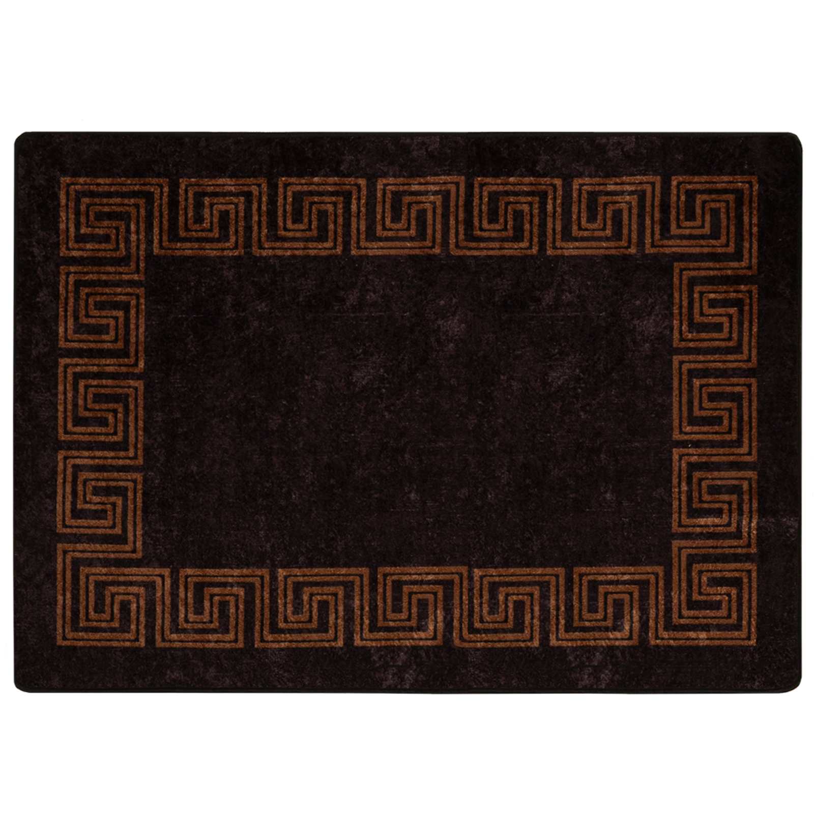 Χαλί Runner MARSA Μαύρο 100 x 150 cm Πολυέστερ και PVC - Pakobazaar