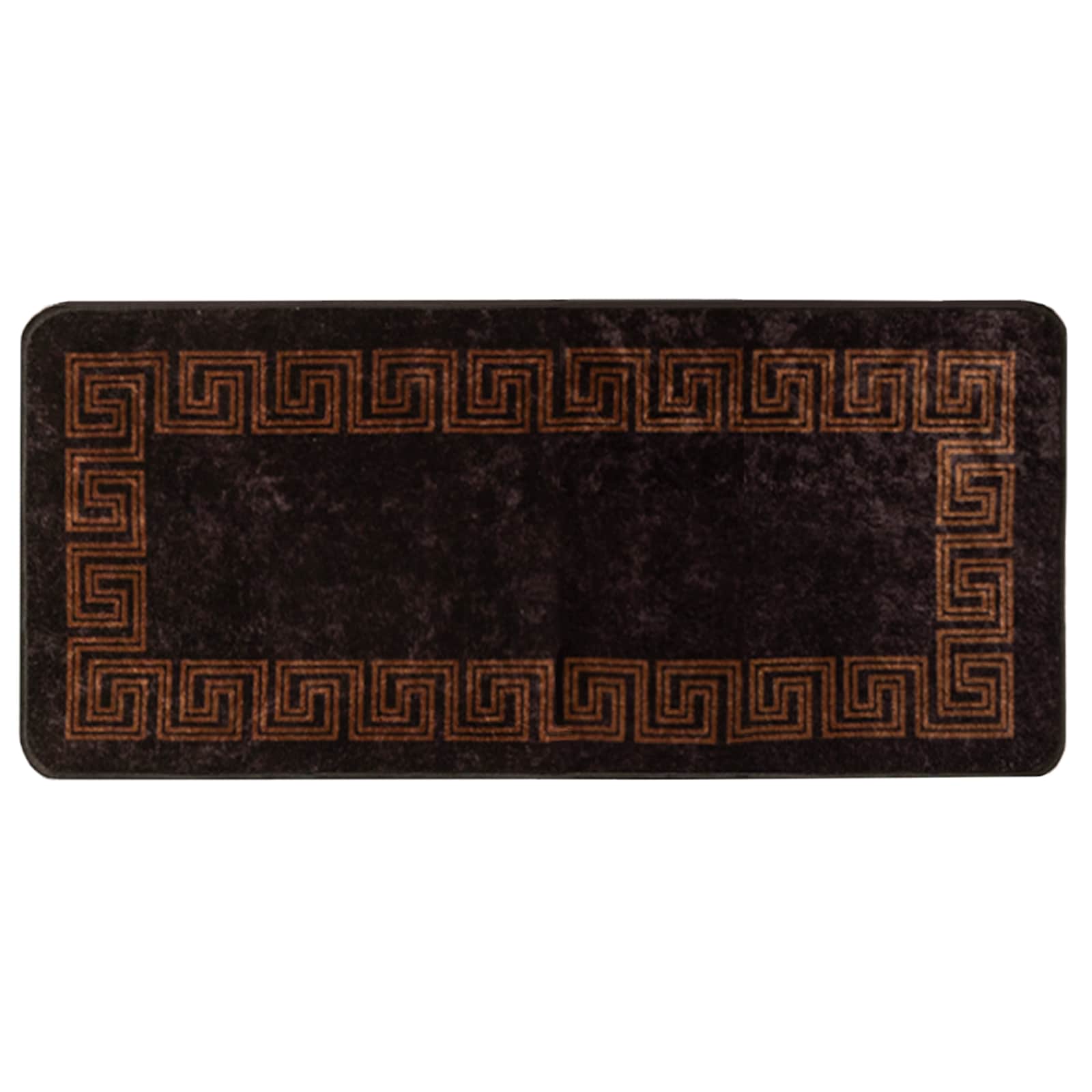 Χαλί Runner MARSA Μαύρο 100 x 200 cm Πολυέστερ και PVC - Pakobazaar