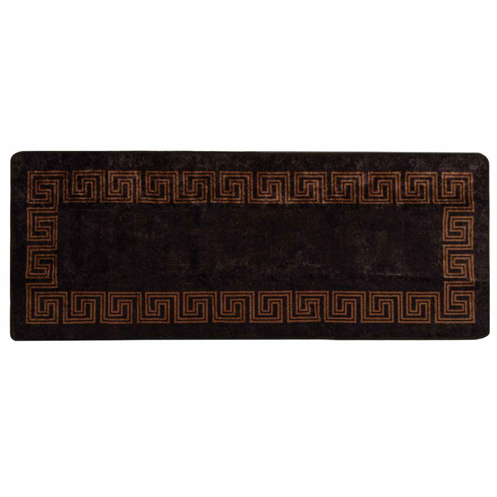 Χαλί Runner MARSA Μαύρο 100 x 250 cm Πολυέστερ και PVC - Pakobazaar