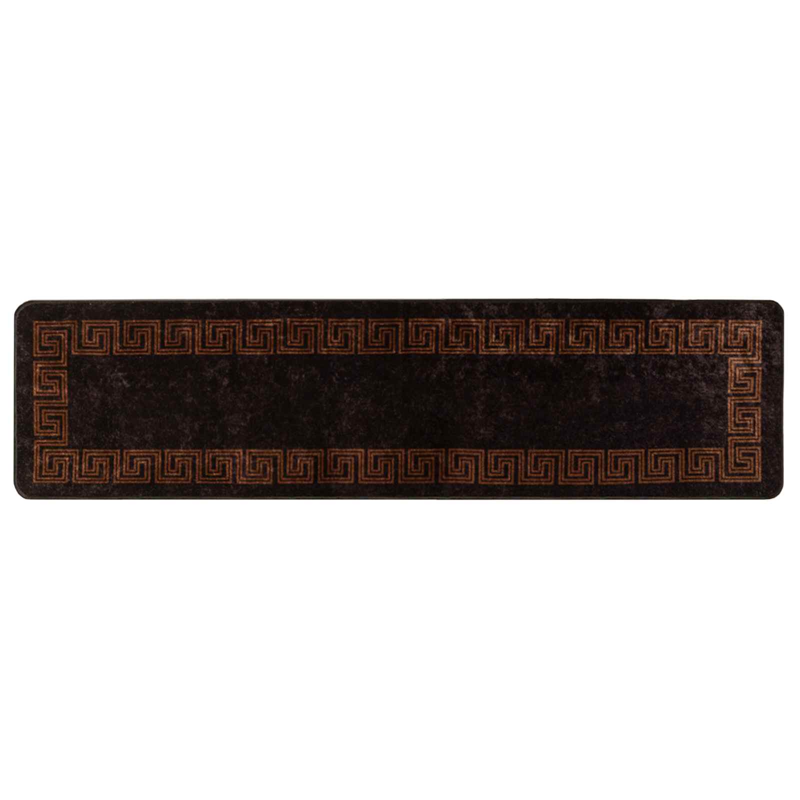 Χαλί Runner MARSA Μαύρο 100 x 350 εκ. Πολυέστερ και PVC - Pakobazaar