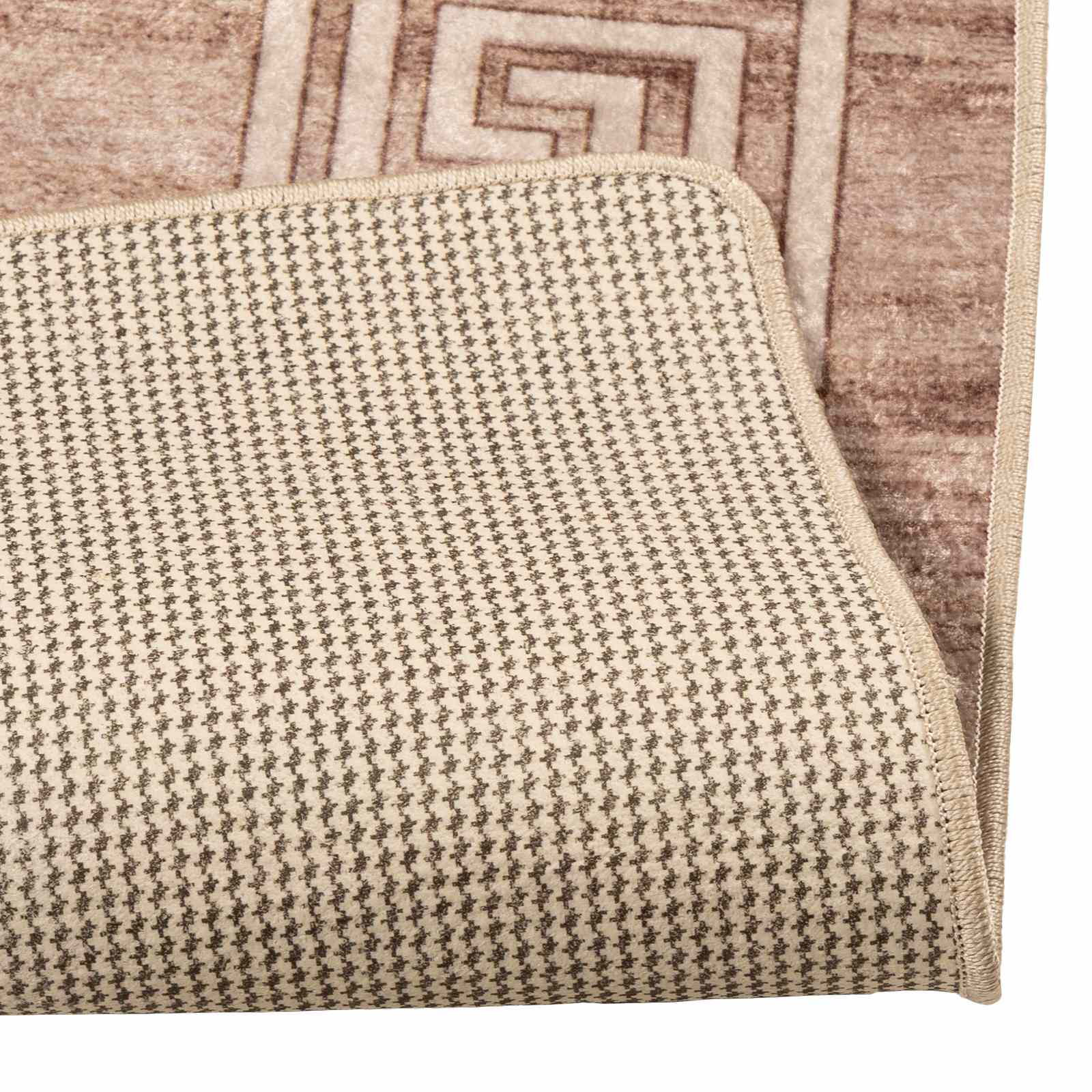 Χαλί Runner MARSA Λευκός 50 x 200 εκ. Πολυέστερ και PVC - Pakobazaar