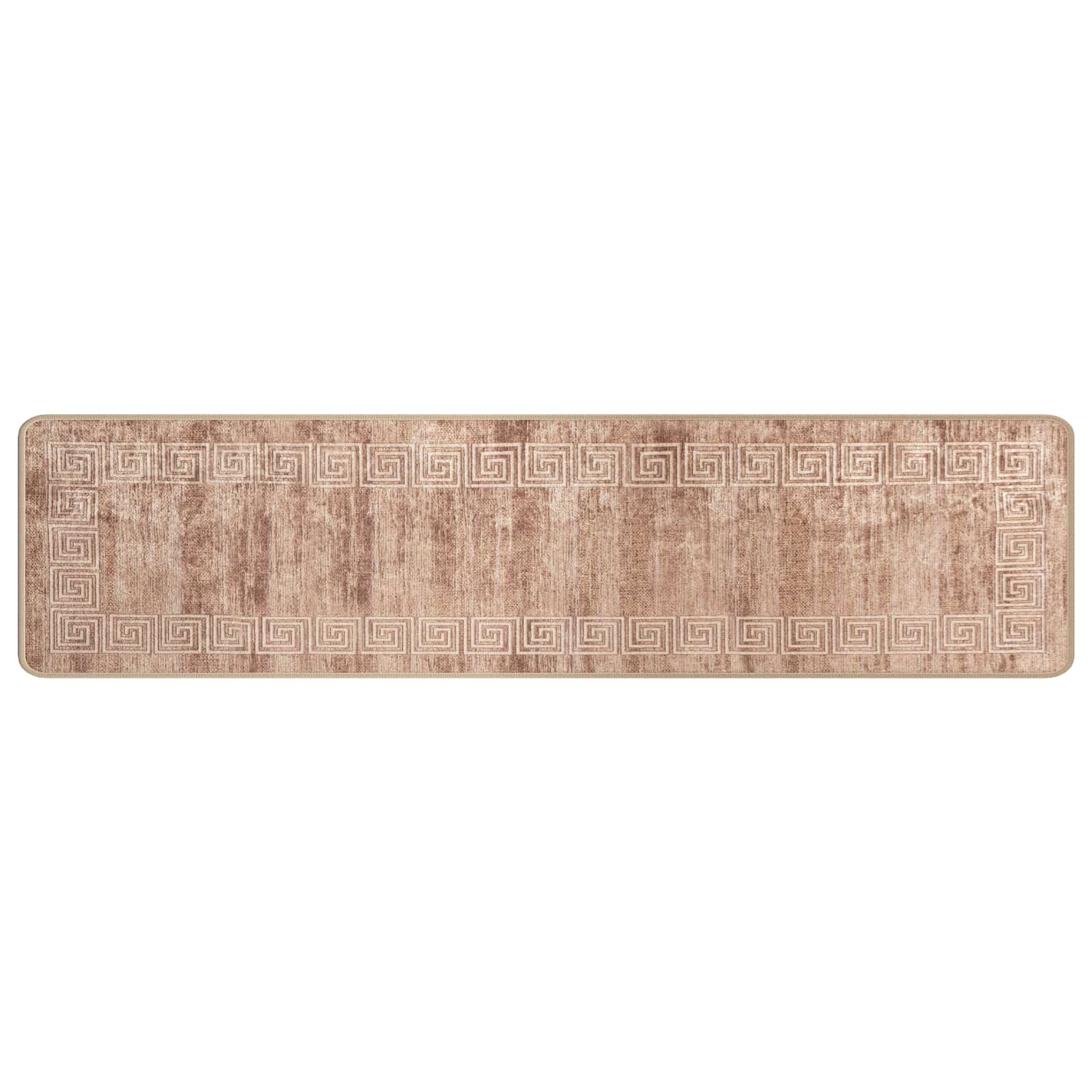 Χαλί Runner MARSA Λευκός 50 x 250 εκ. Πολυέστερ και PVC - Pakobazaar