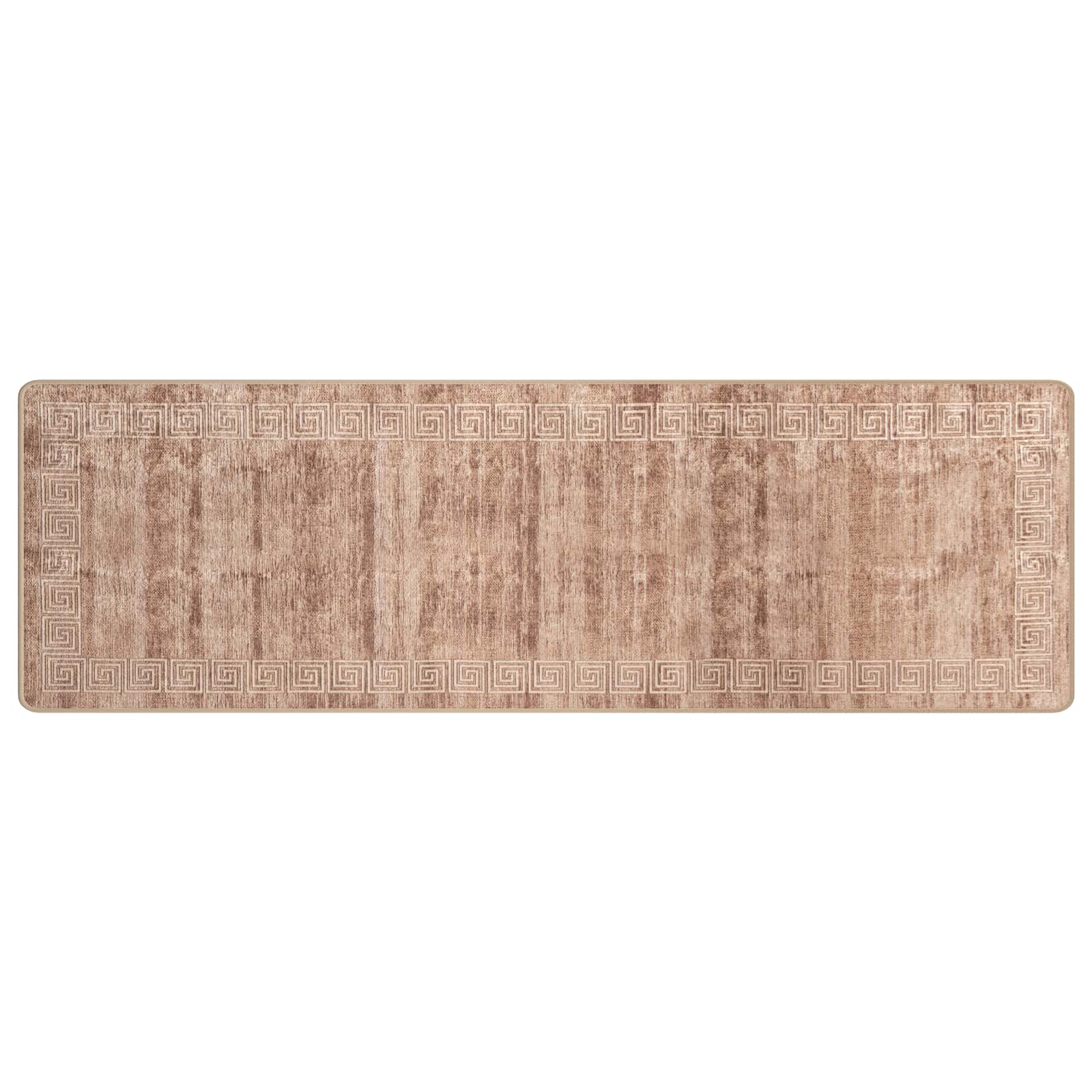 Χαλί Runner MARSA Λευκός 80 x 450 εκ. Πολυέστερ και PVC - Pakobazaar