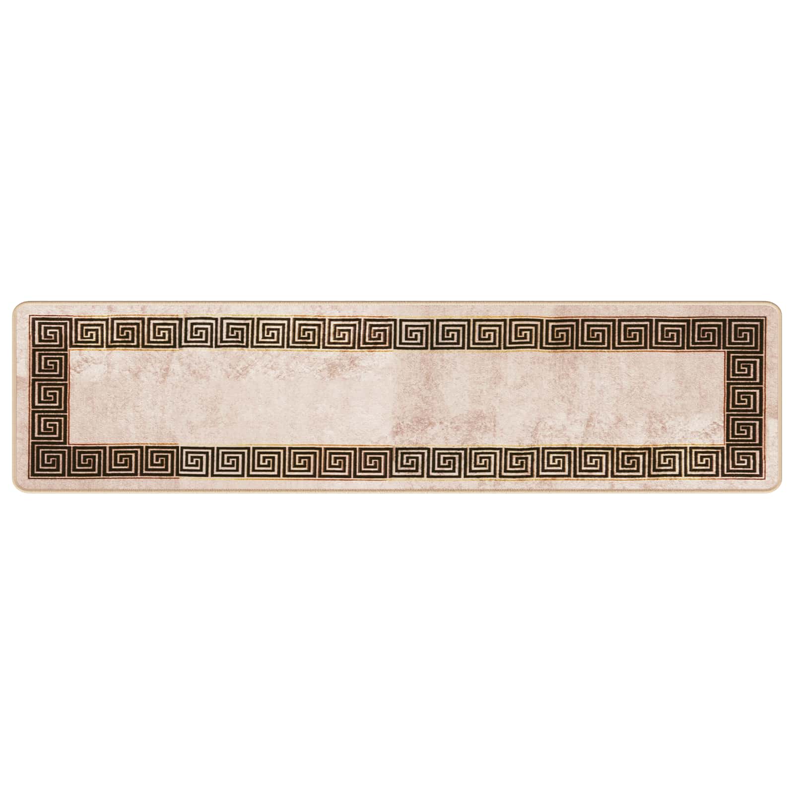 Χαλί Runner MARSA Μαύρο 50 x 200 εκ. Πολυέστερ και PVC - Pakobazaar
