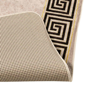 Χαλί Runner MARSA Μαύρο 50 x 350 εκ. Πολυέστερ και PVC - Pakobazaar