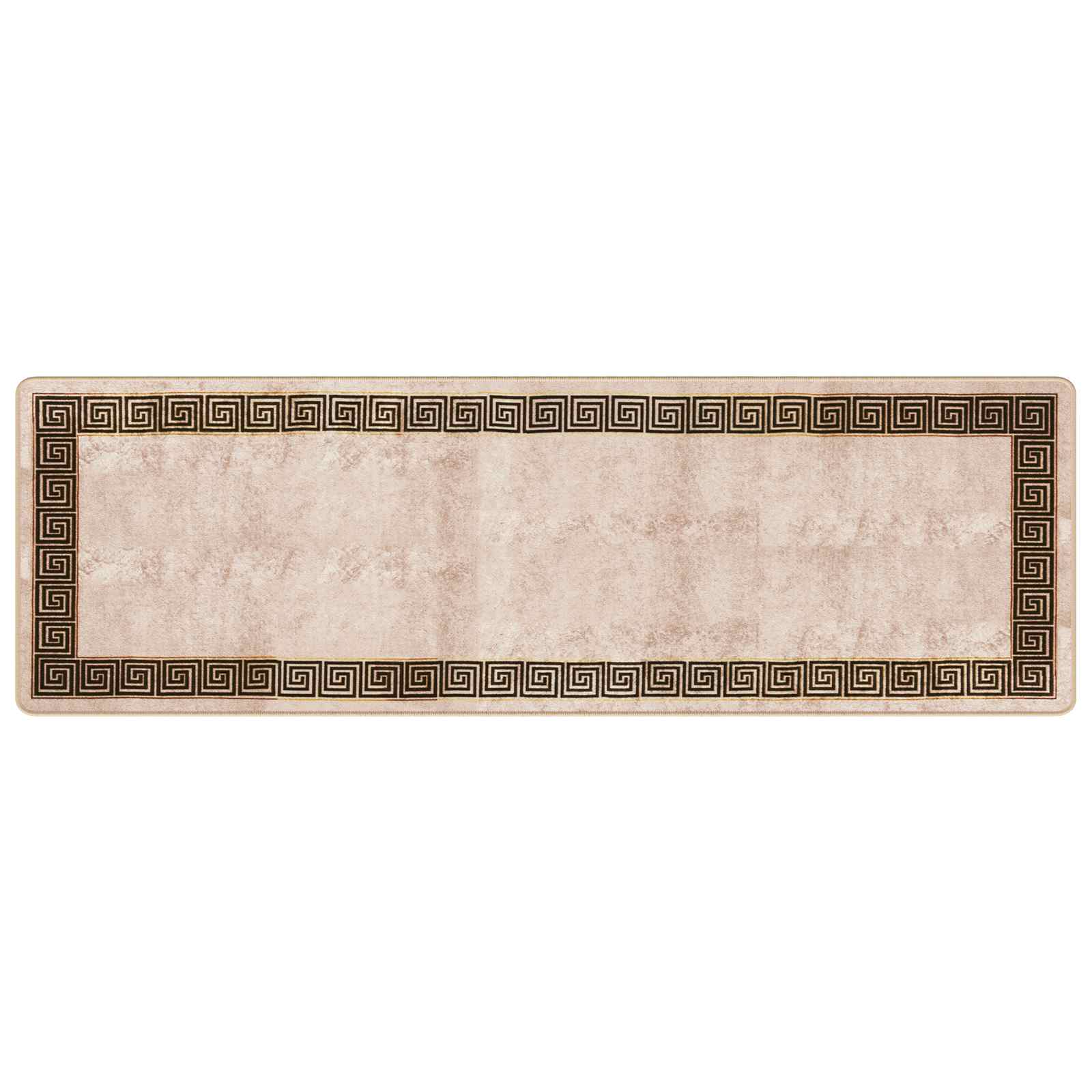 Χαλί Runner MARSA Μαύρο 80 x 250 cm Πολυέστερ και PVC - Pakobazaar
