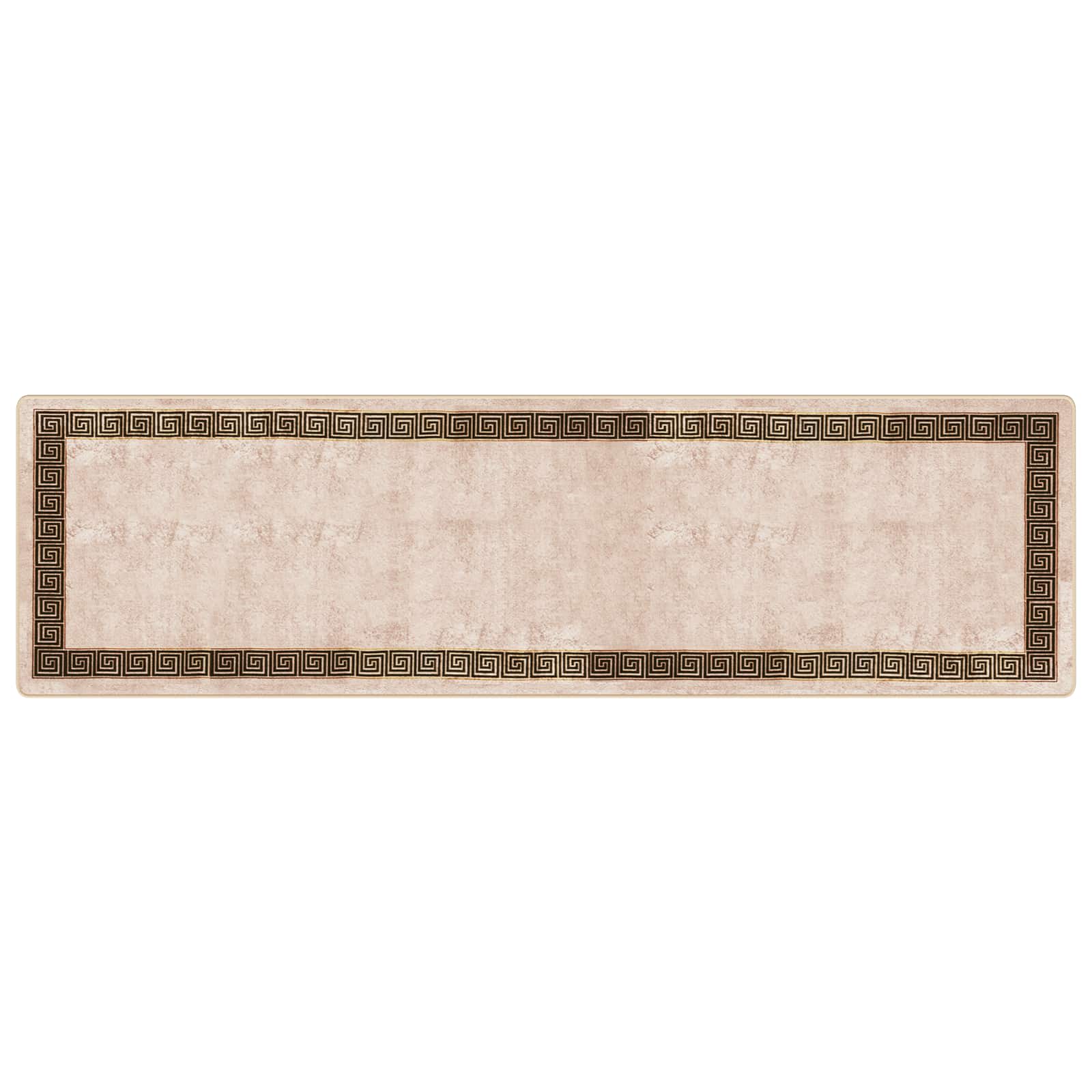 Χαλί Runner MARSA Μαύρο 100 x 350 εκ. Πολυέστερ και PVC - Pakobazaar