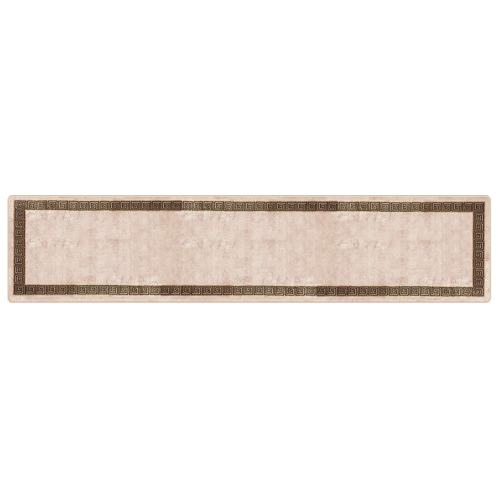 Χαλί Runner MARSA Μαύρο 100 x 450 εκ. Πολυέστερ και PVC - Pakobazaar