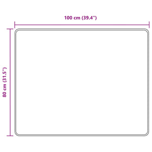 Χαλί Runner MARSA Γκρι 80 x 100 cm Πολυέστερ και PVC - Pakobazaar