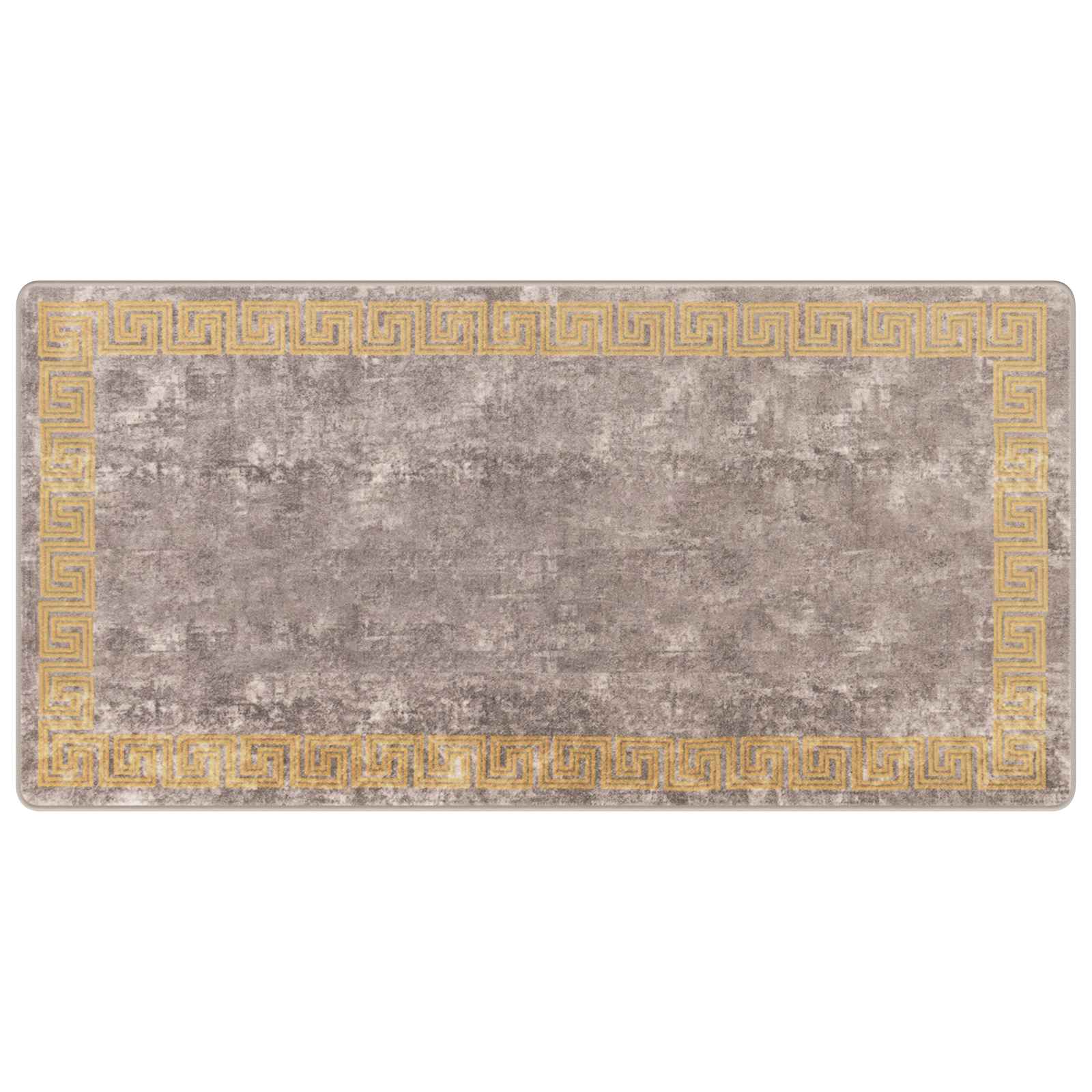 Χαλί Runner MARSA Γκρι 100 x 200 cm Πολυέστερ και PVC - Pakobazaar