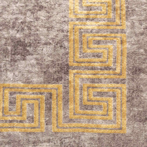 Χαλί Runner MARSA Γκρι 100 x 250 cm Πολυέστερ και PVC - Pakobazaar