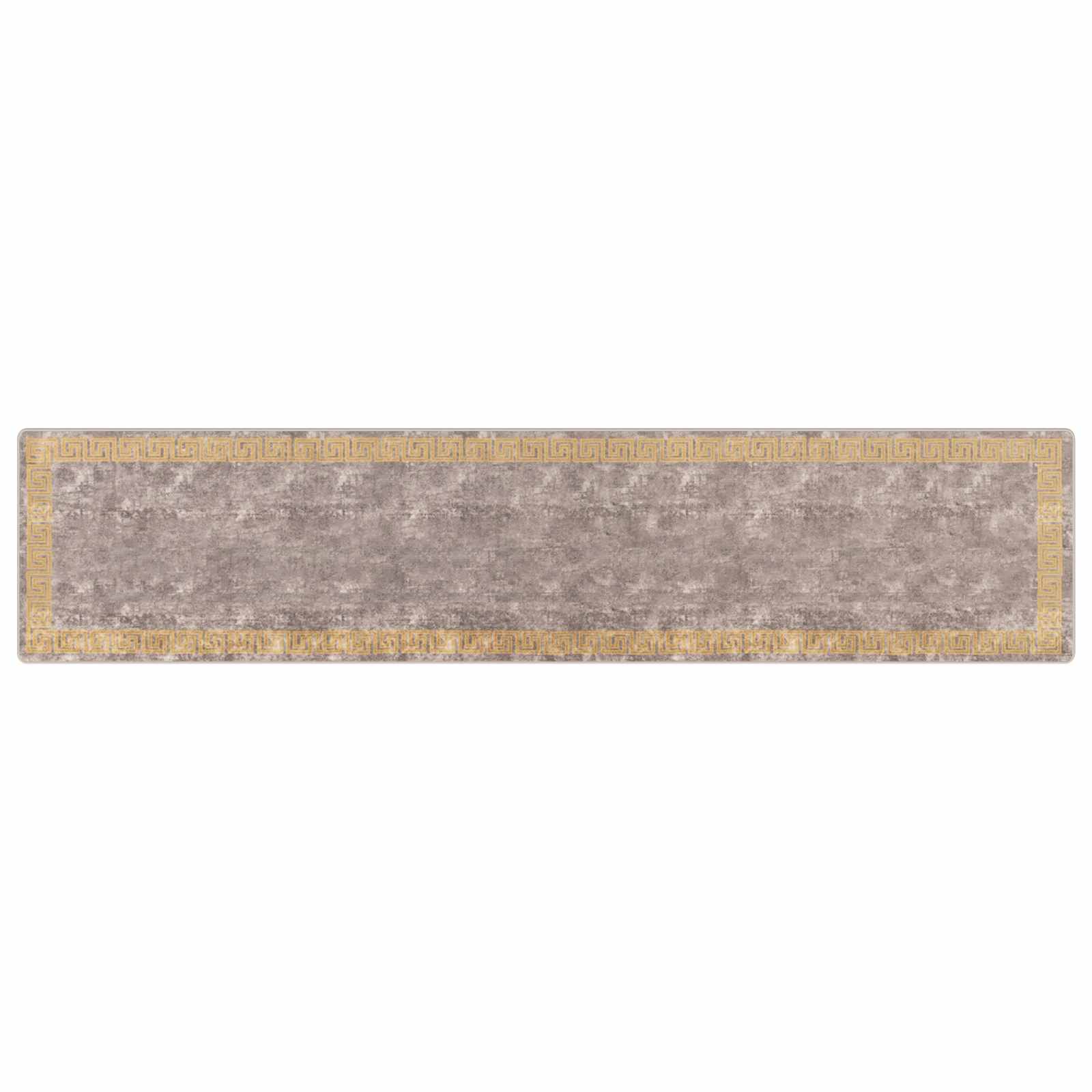 Χαλί Runner MARSA Γκρι 100 x 450 εκ. Πολυέστερ και PVC - Pakobazaar