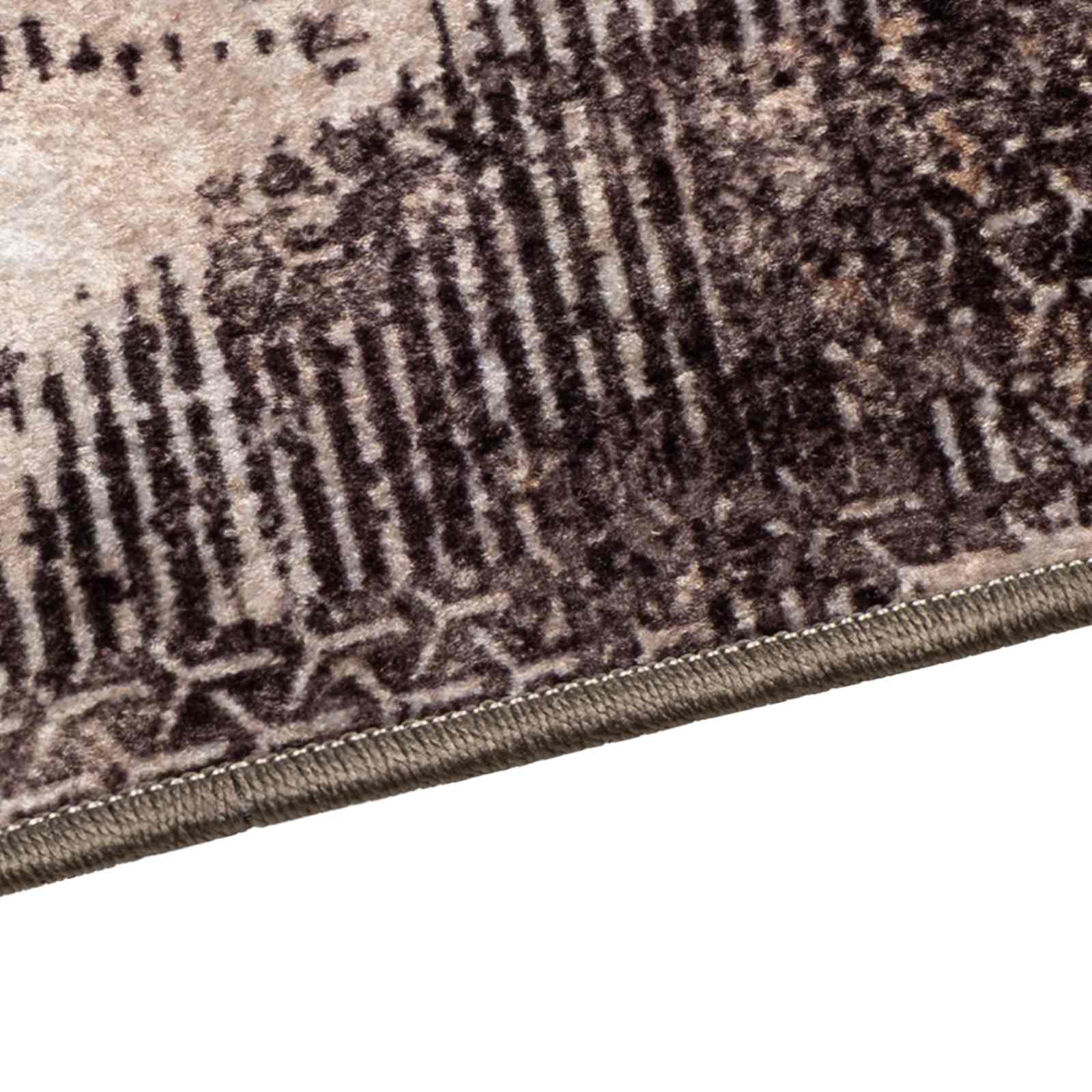 Χαλί Runner MARSA Μαύρο 100 x 300 cm Πολυέστερ και PVC - Pakobazaar