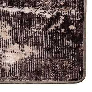 Χαλί Runner MARSA Μαύρο 100 x 300 cm Πολυέστερ και PVC - Pakobazaar