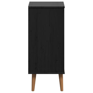 Κουτί με συρτάρια MOLDE Μαύρο 40 x 35 x 82 εκ. - Pakobazaar