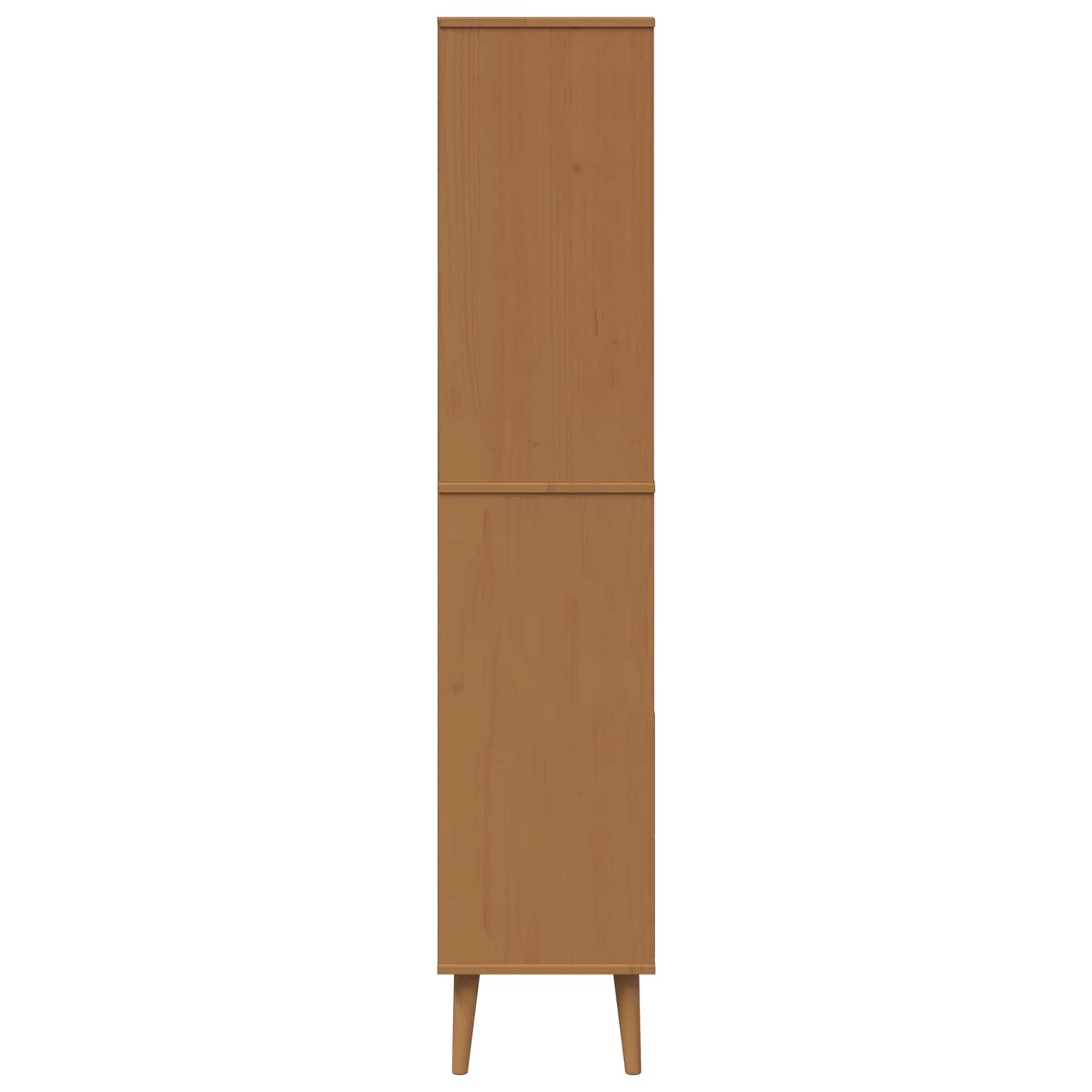 Βιβλιοθήκη MOLDE 85 x 35 x 170,5 εκ Μασίφ Ξύλο Πεύκου Καραμέλα