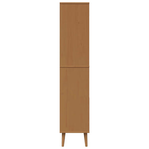 Βιβλιοθήκη MOLDE 85 x 35 x 170,5 εκ Μασίφ Ξύλο Πεύκου Καραμέλα - Pakobazaar