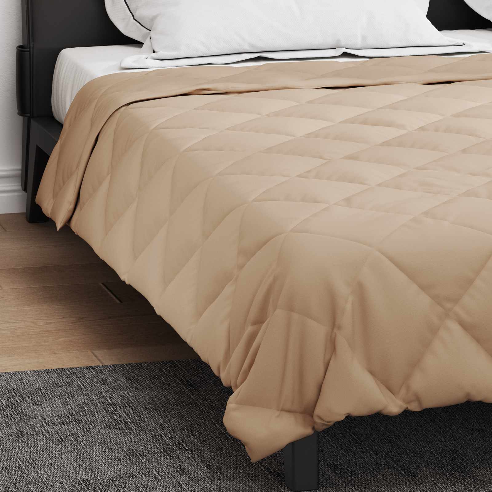 Καλοκαιρινό Παπλωματοθήκη Taupe 240 x 200 cm Μικροΐνες - Pakobazaar