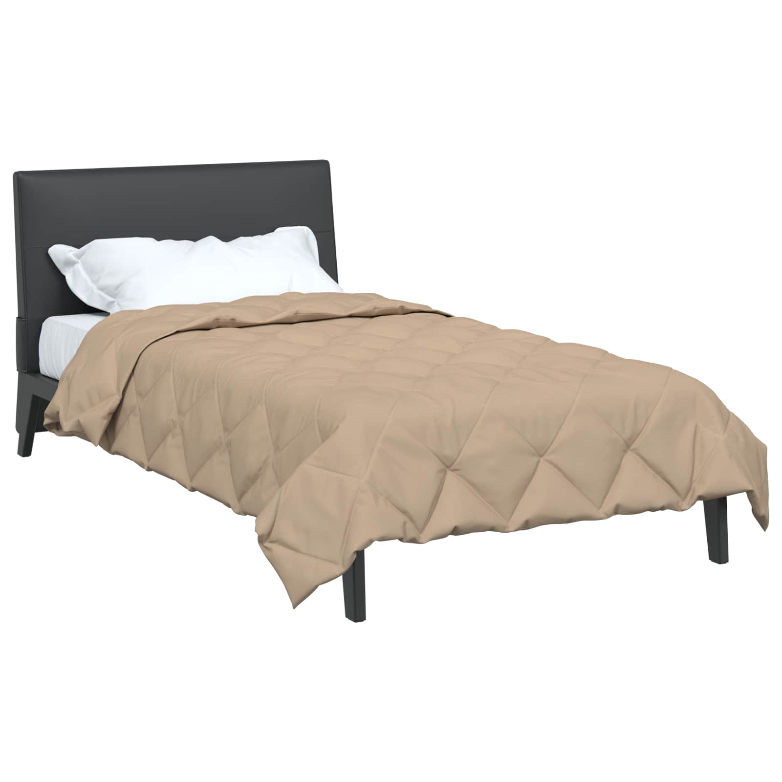 Καλοκαιρινό Παπλωματοθήκη Taupe 220 x 155 εκ Μικροΐνες - Pakobazaar