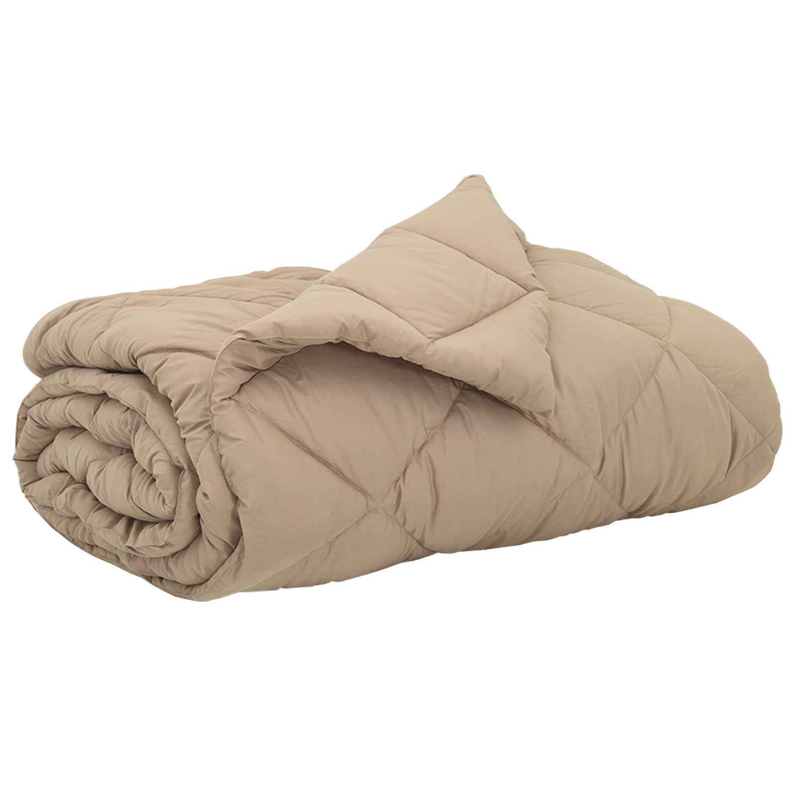 Καλοκαιρινό Παπλωματοθήκη Taupe 220 x 200 εκ Μικροΐνες - Pakobazaar